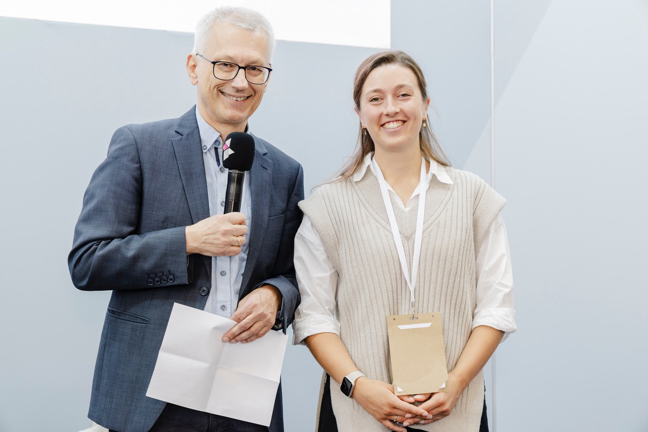 Carolin Keip takes third place in the DPhG poster walk at Expopharm